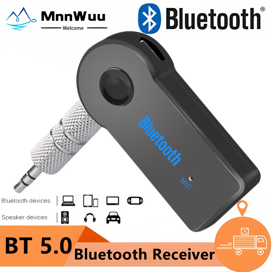 Bluetooth Adapter Receiver - Bluetooth AUX Adapter for Car Earphones