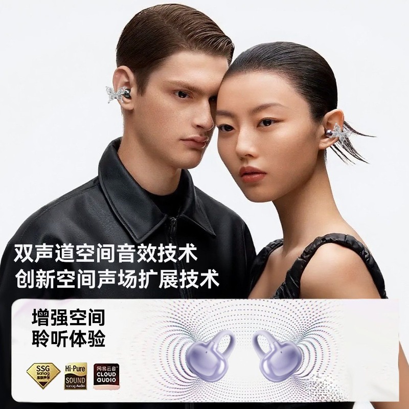 Erdu Ear Clip Wireless Earphon - đánh giá và giá Noise Cancelling Headphone