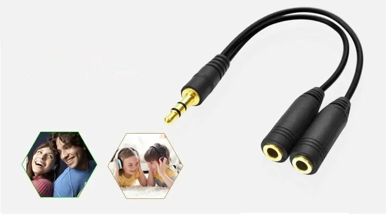 Headphone Splitter, 3.5mm Exte - đánh giá và giá Earphone Splitter Jack