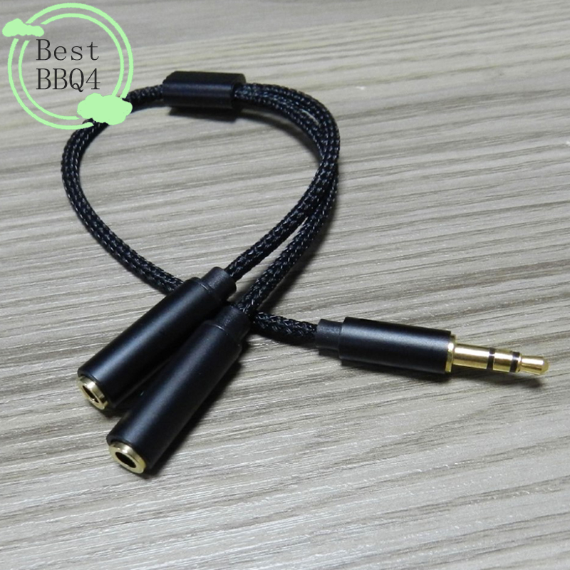 (BBQ4)AUX Cable Jack 3.5MM Aud - đánh giá và giá Earphone Splitter Jack