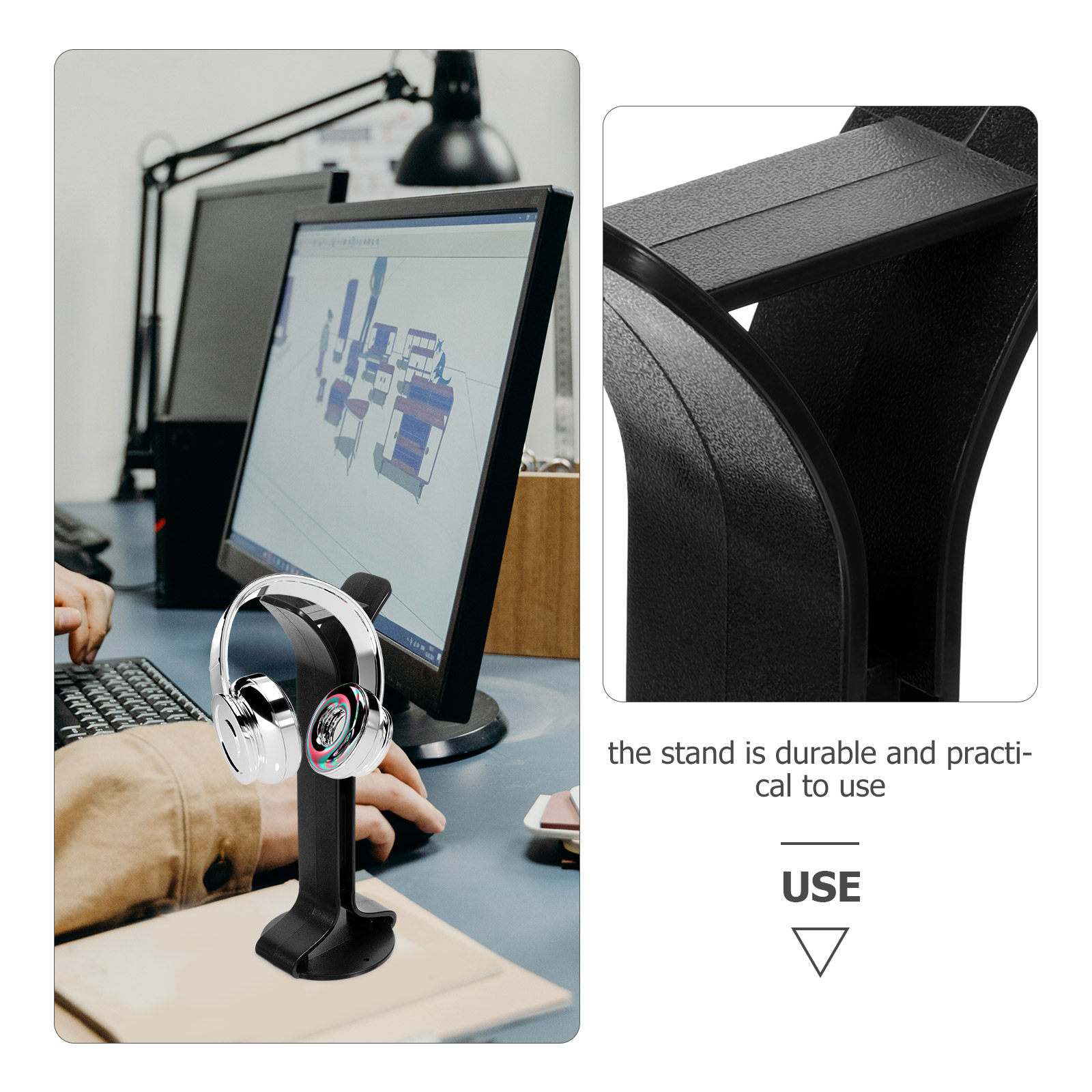 Sturdy Headphone Stand Headset - đánh giá và giá Headphone Stand Desk