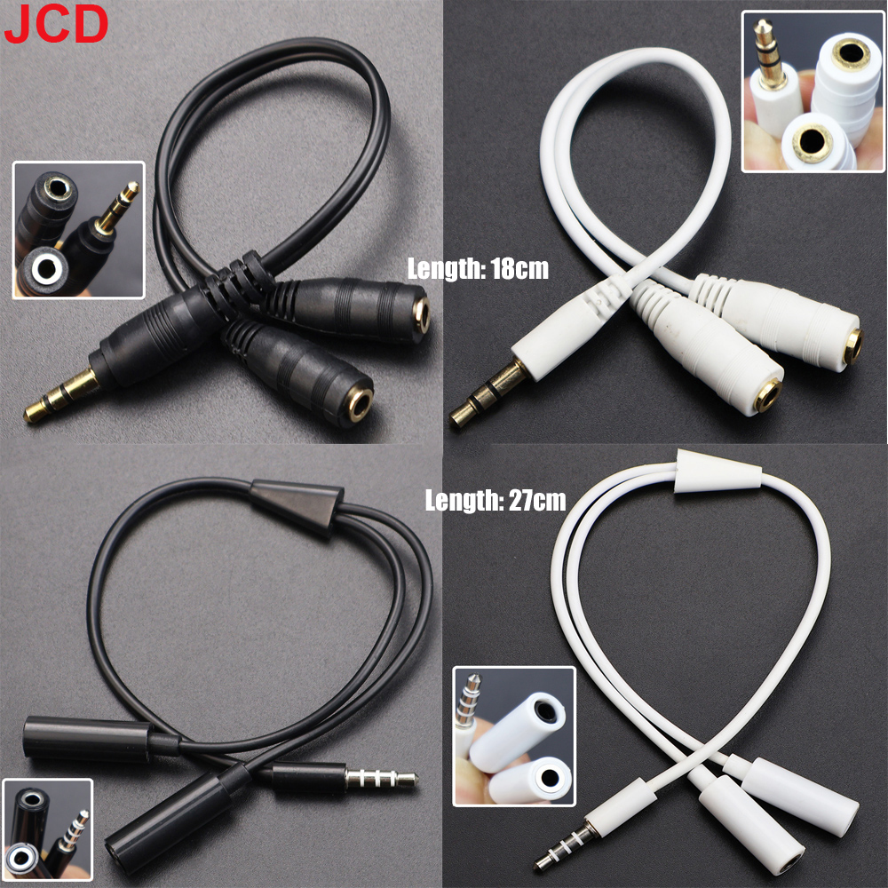 JCD 1Male to 2 Dual Female Y S - đánh giá và giá Earphone Splitter Jack