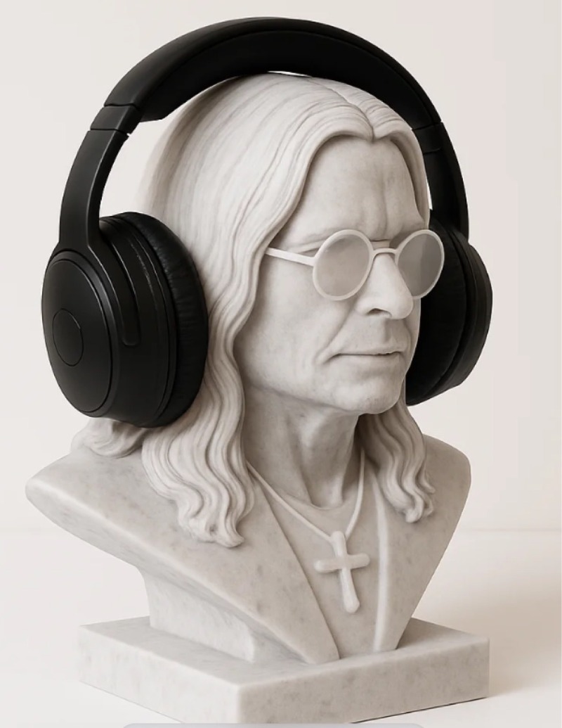 Heavy Metal Rock Legend Inspir - đánh giá và giá Headphone Stand Desk