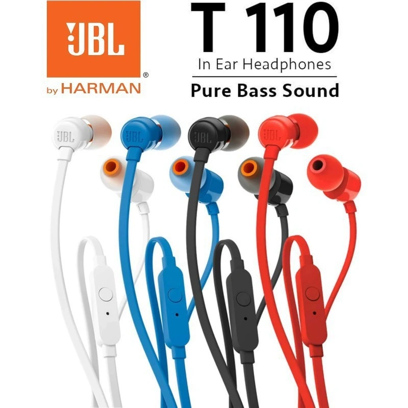 JBL T110 Wired In Ear Headphon - đánh giá và giá Wired Earphone Mic