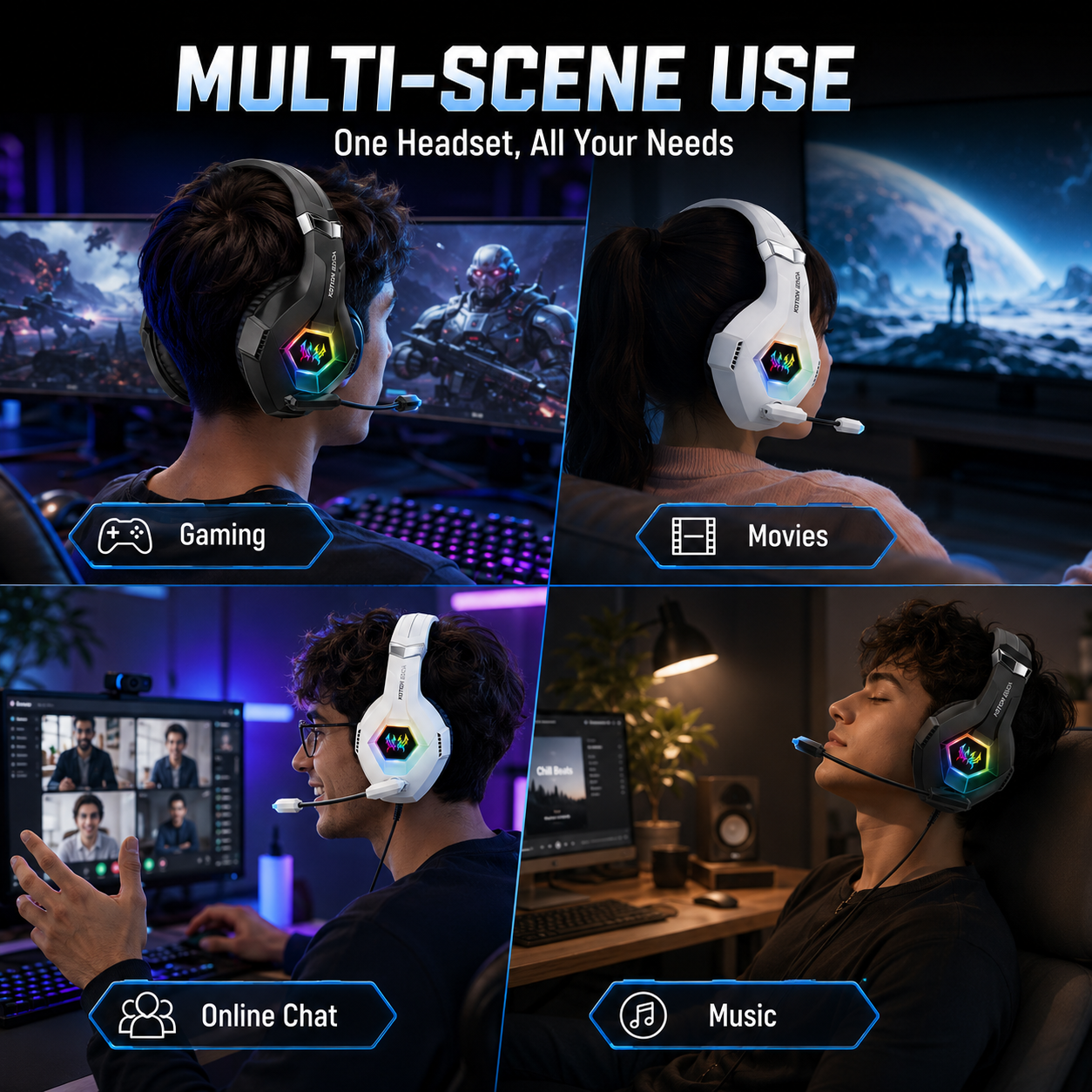 GS450 Wired Gaming Headset RGB - đánh giá và giá Gaming Headset Rgb