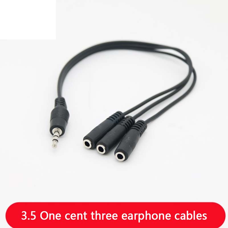 【C】3.5mm 3-Way Port Aux Audio  - đánh giá và giá Earphone Splitter Jack