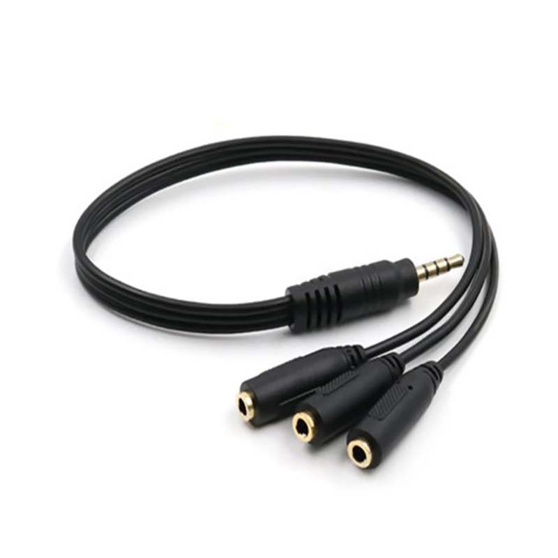 【C】3.5mm 3-Way Port Aux Audio  - đánh giá và giá Earphone Splitter Jack