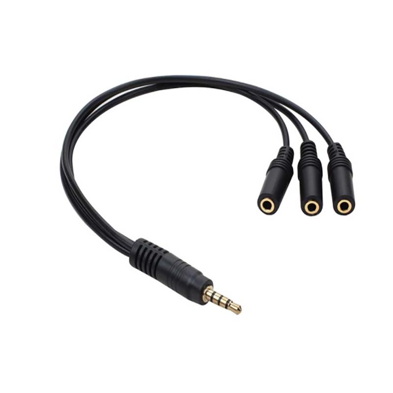【C】3.5mm 3-Way Port Aux Audio  - đánh giá và giá Earphone Splitter Jack