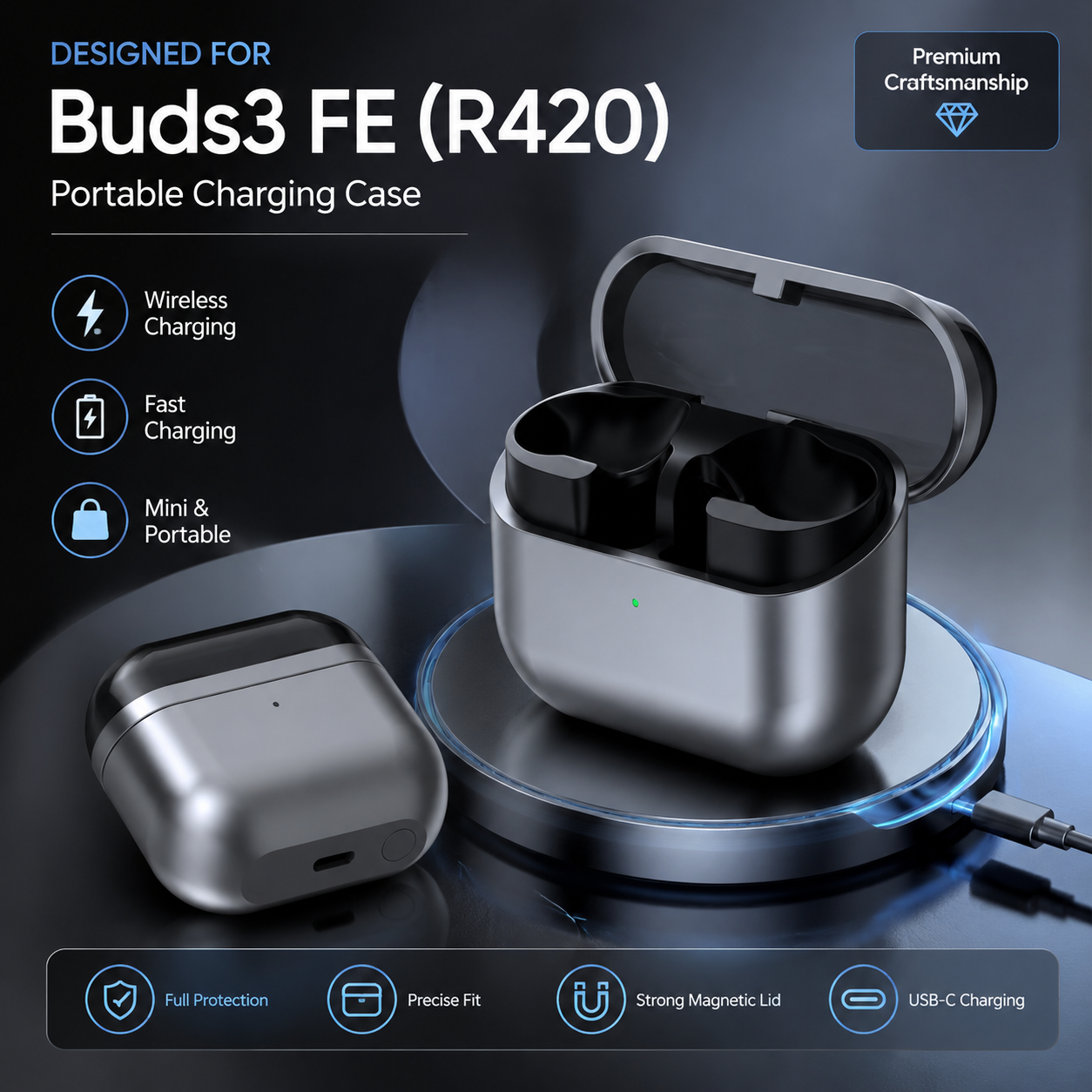Replacement Charging Case For  - đánh giá và giá Earbuds Charging Case
