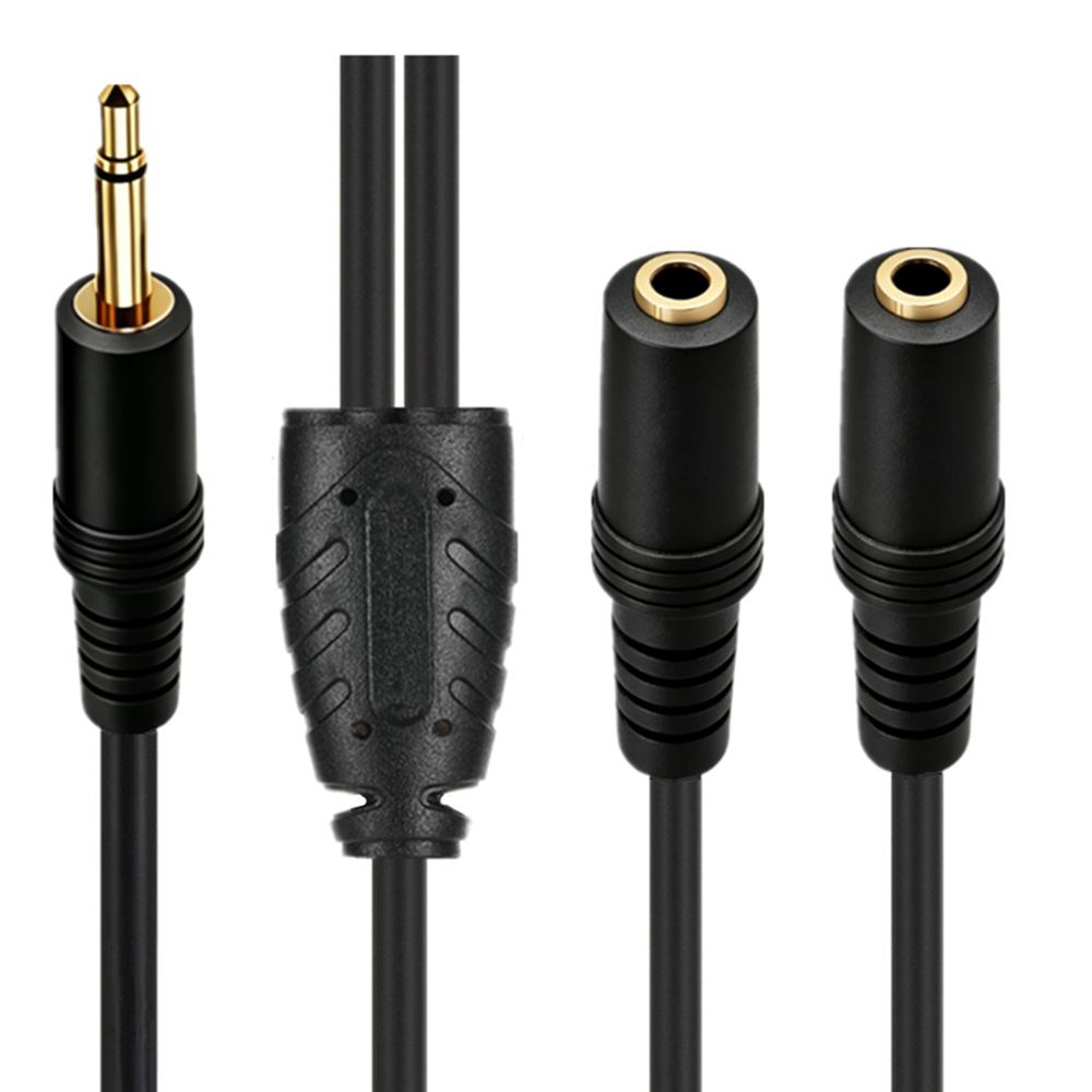 3.5mm TS Mono Male To Dual 3.5 - đánh giá và giá Earphone Splitter Jack