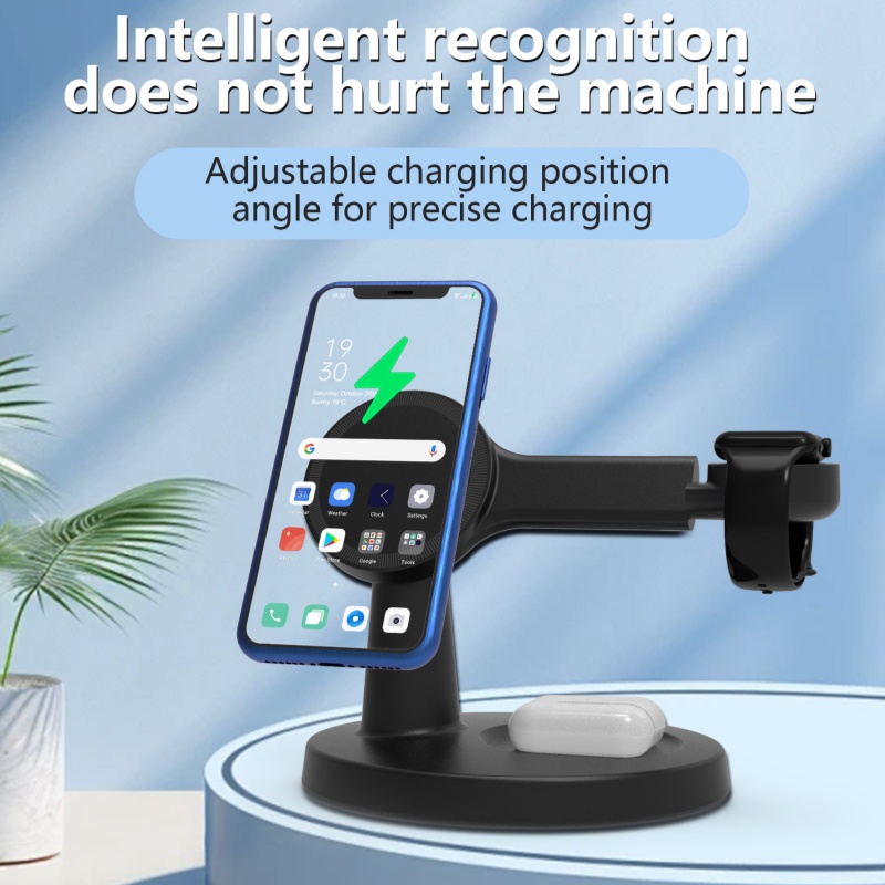 New 3-in-1 magnetic wireless c - đánh giá và giá Headphone Stand Desk