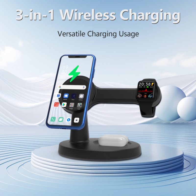 New 3-in-1 magnetic wireless c - đánh giá và giá Headphone Stand Desk