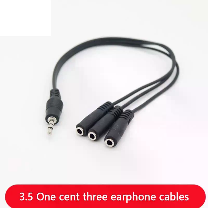3.5mm 3 3.5mm 1 3 Adapter Way  - đánh giá và giá Earphone Splitter Jack