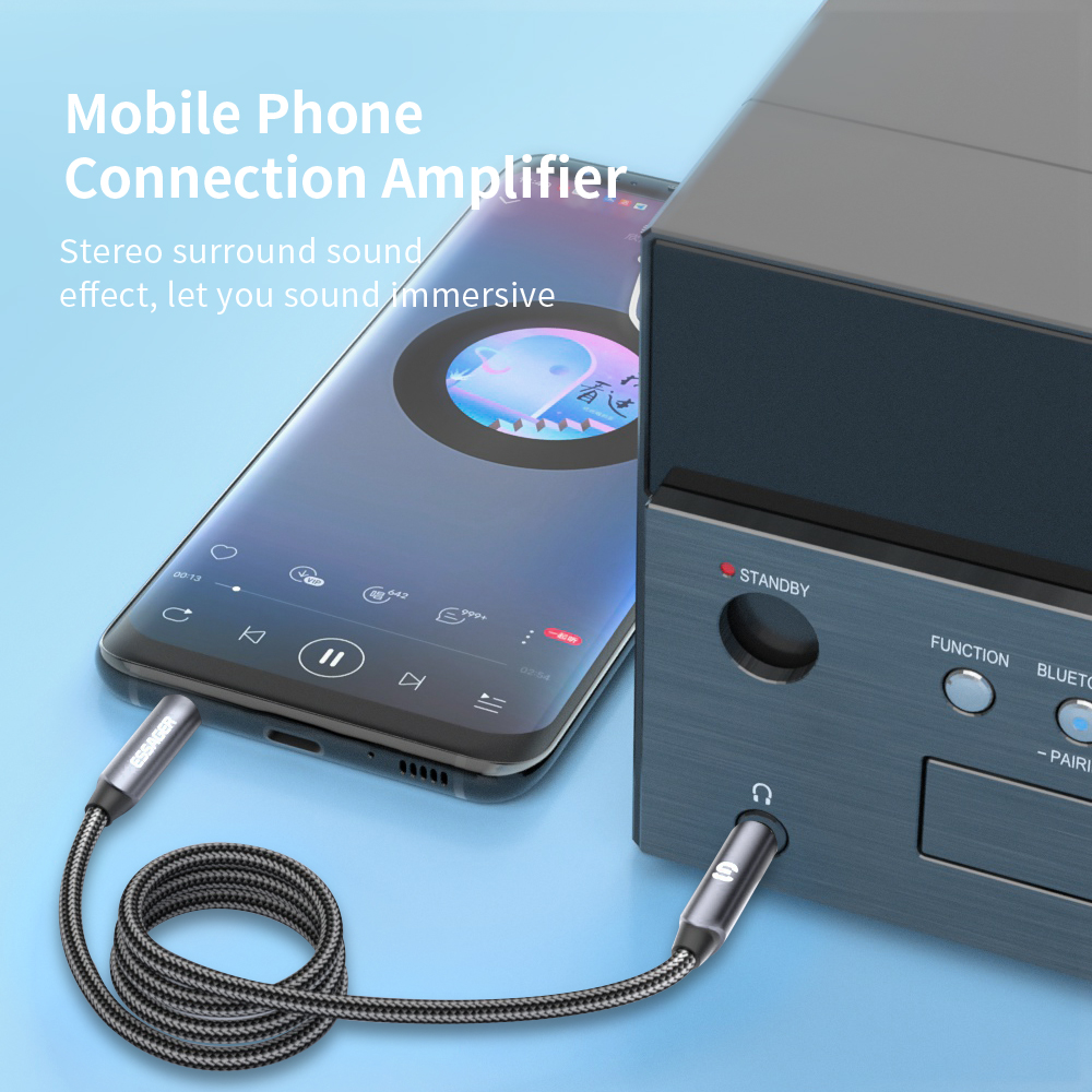 ESSAGER Headphone Extension Ca - đánh giá và giá Earphone Splitter Jack