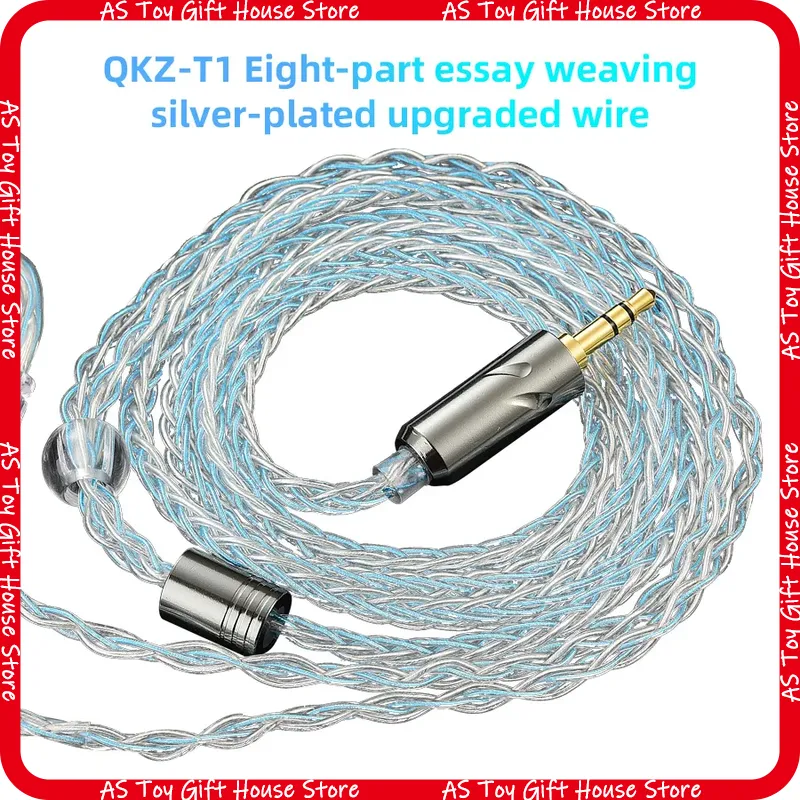 Qkz Headphone Upgrade Cable T1 - đánh giá và giá Audiophile Headphone Wired