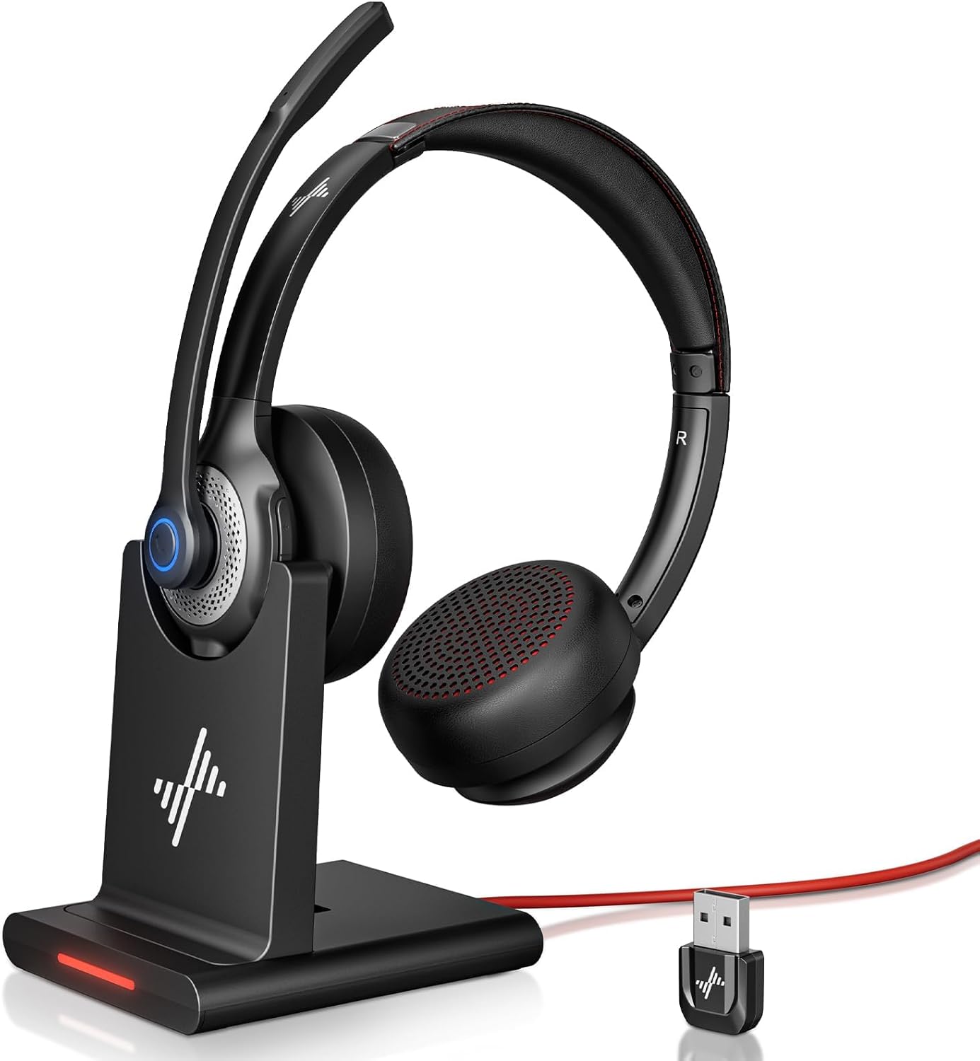 Bluetooth 5.2 Headset with Mic - đánh giá và giá Bluetooth Headset On Ear